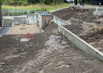 Aanleg en beplanting tuin met irrigatie - afbeelding 2